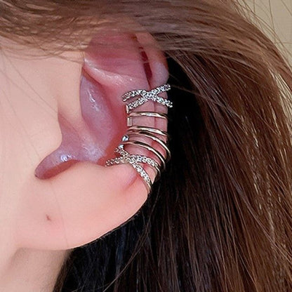 Alloy Cuff Earring Layered