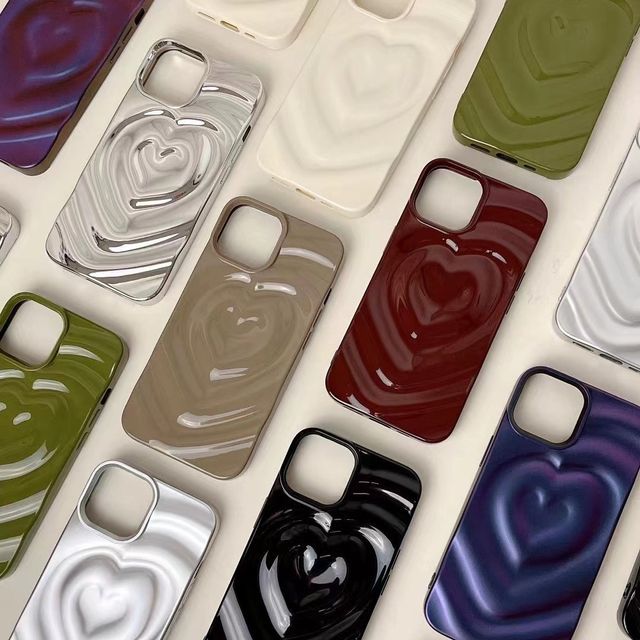 Heart Textured Phone Case