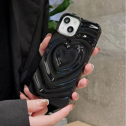 Heart Textured Phone Case