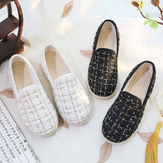 Slip-Ons Plaid Espadrille