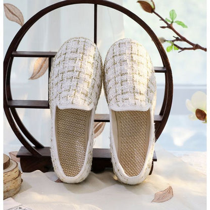 Slip-Ons Plaid Espadrille