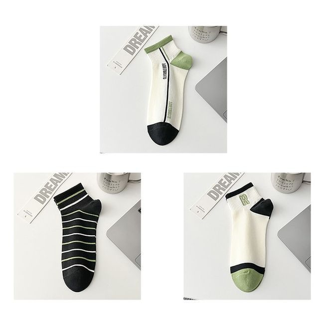 Color Block Socks Set