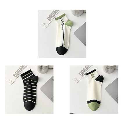 Color Block Socks Set