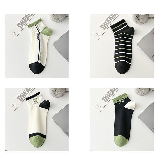 Color Block Socks Set