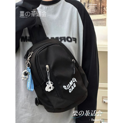 Lettering Sling Bag / Charm / Set