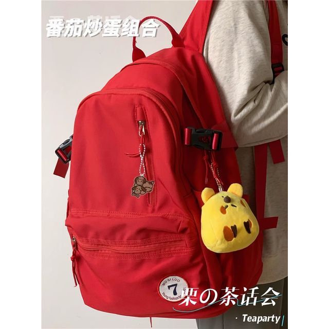 Plain Backpack / Charm / Set