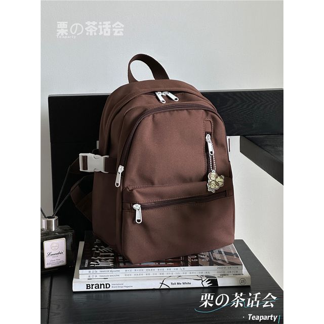 Plain Backpack / Charm / Set