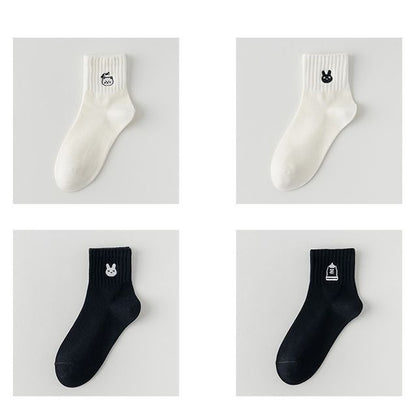 Embroidered Socks Set