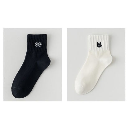 Embroidered Socks Set