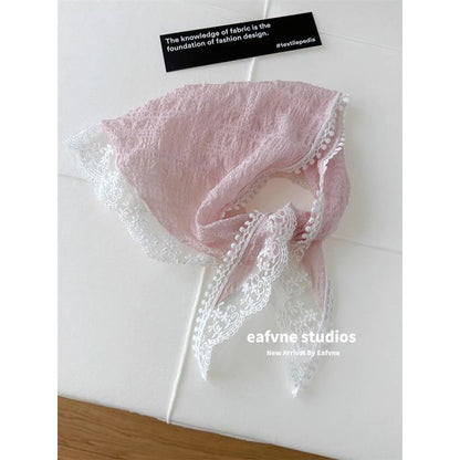 Headkerchief Lace Trim