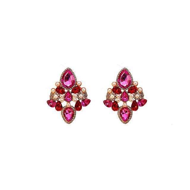 Rhinestone Drop Earring / Stud Earring