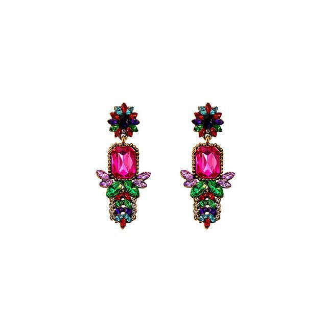 Rhinestone Drop Earring / Stud Earring