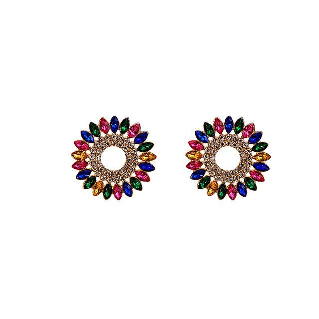 Rhinestone Drop Earring / Stud Earring