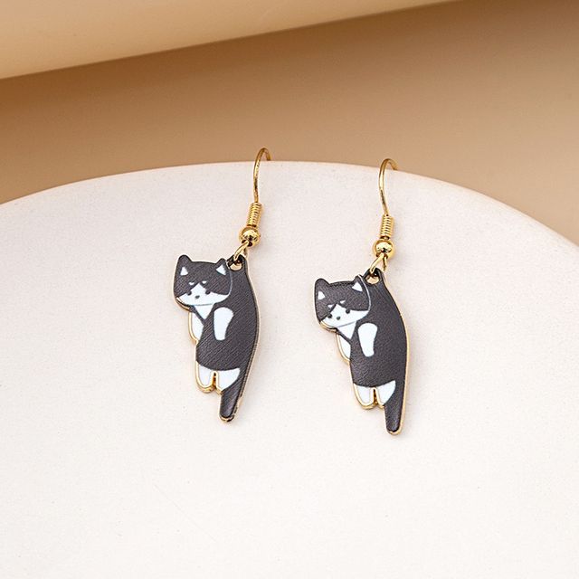 Cat Drop Earring