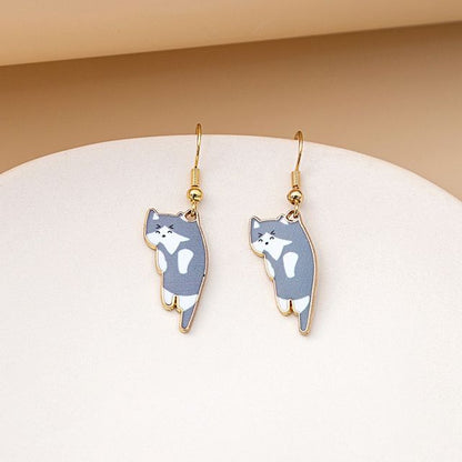 Cat Drop Earring