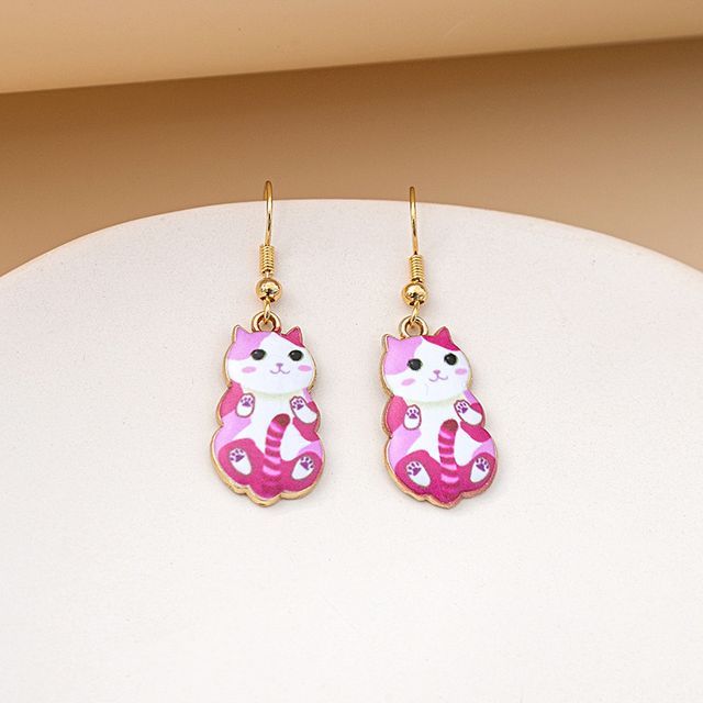 Cat Drop Earring