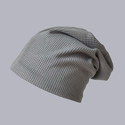 Knit Plain Beanie Slouchy