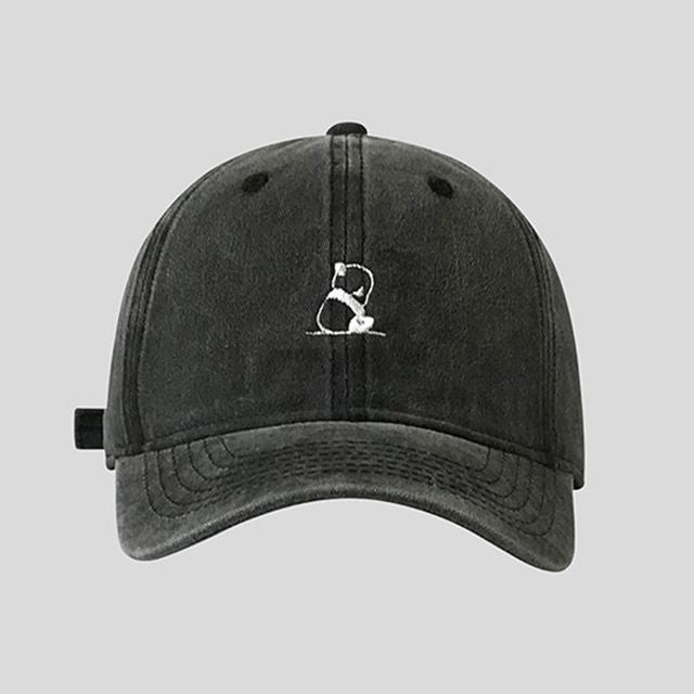 Panda Baseball Cap Embroidered