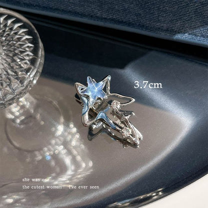 Moon & Star Alloy Hair Clip / Hair Clamp