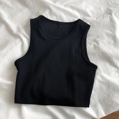 Plain Tank Crop Top