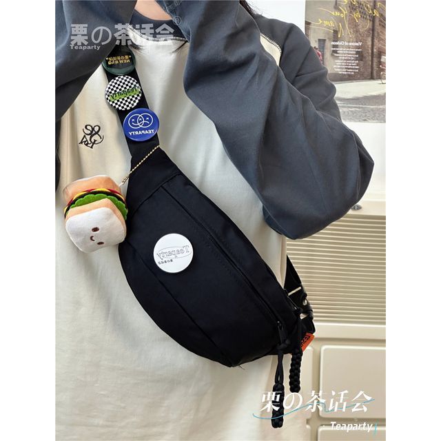 Multi-Pocket Belt Bag / Bag Charm / Set