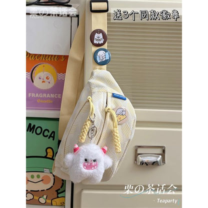 Patterned Belt Bag / Bag Charm / Set