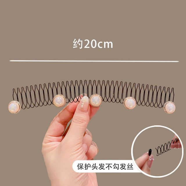 Acrylic Alloy Hair Comb (Various Designs)