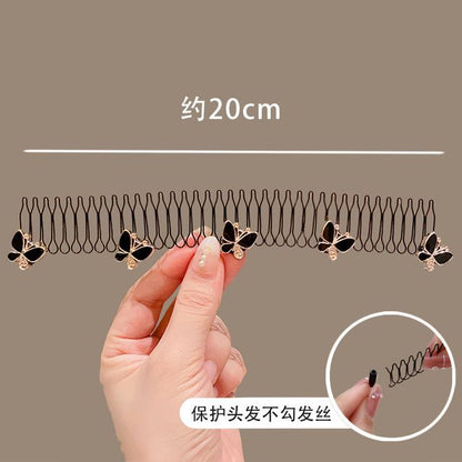 Acrylic Alloy Hair Comb (Various Designs)