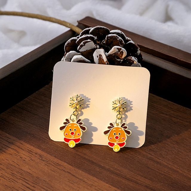 Christmas Alloy Drop Earring