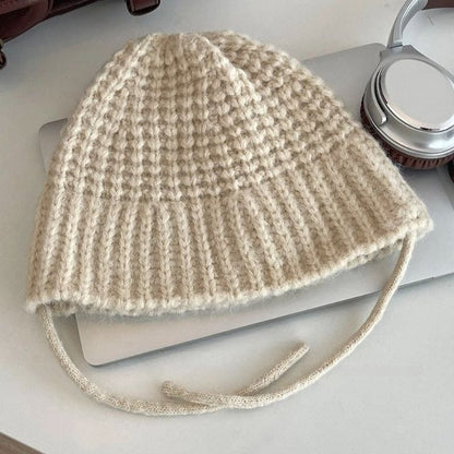 Plain Knit Cloche Hat