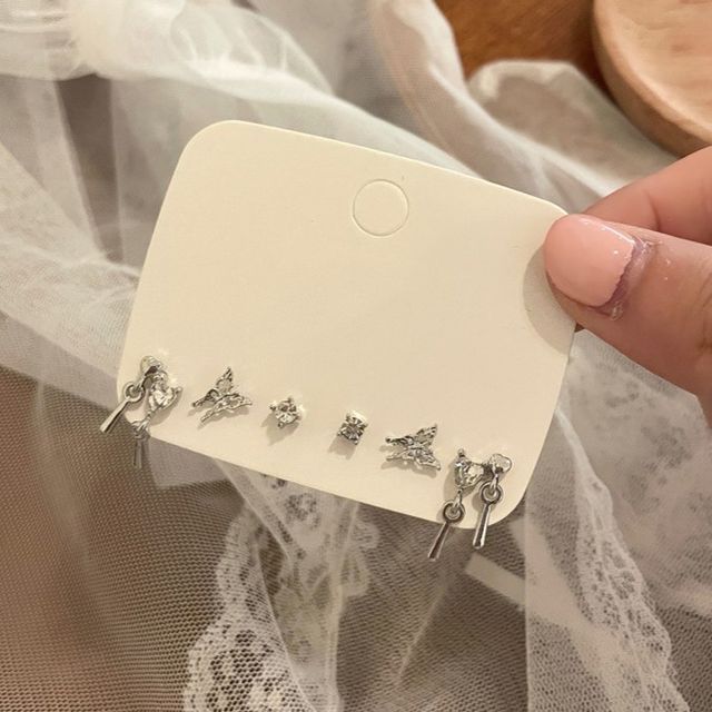 Set Stud Rhinestone Ear 6: of