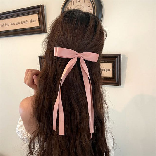 Clip Hair Bow Fabric