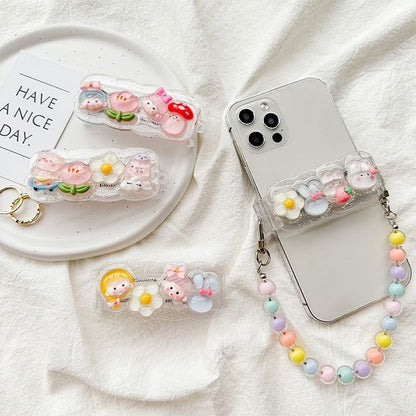 (Various Clip On Cartoon Phone Designs) Strap
