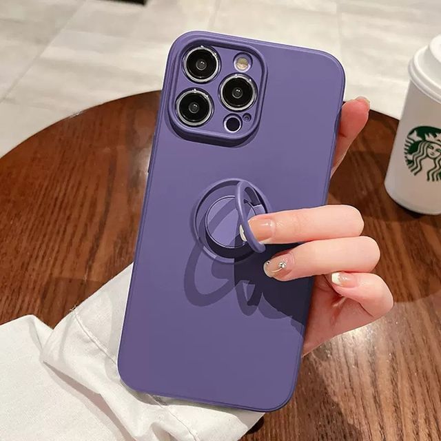 Stand Phone Plain Case Ring