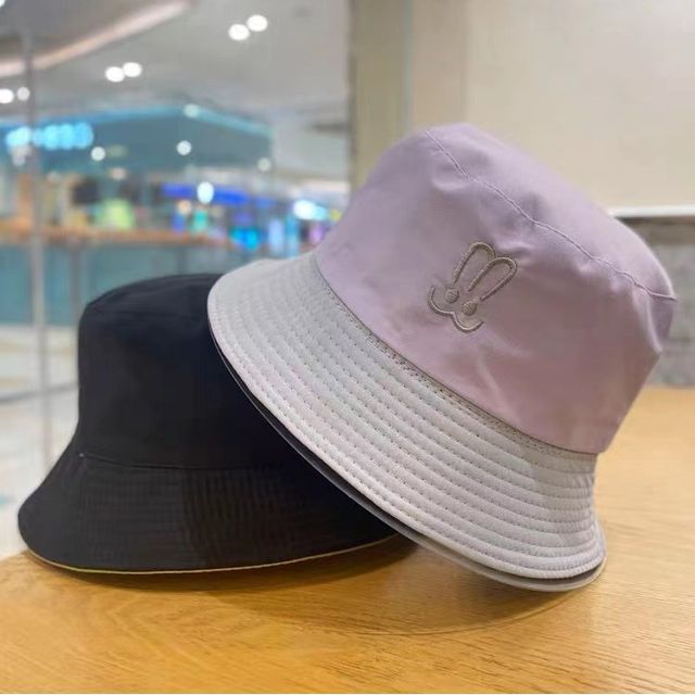 Rabbit Embroidered Bucket Hat