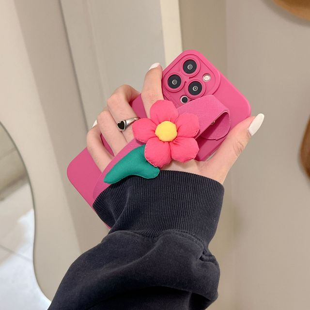 Floral Case Phone Strap