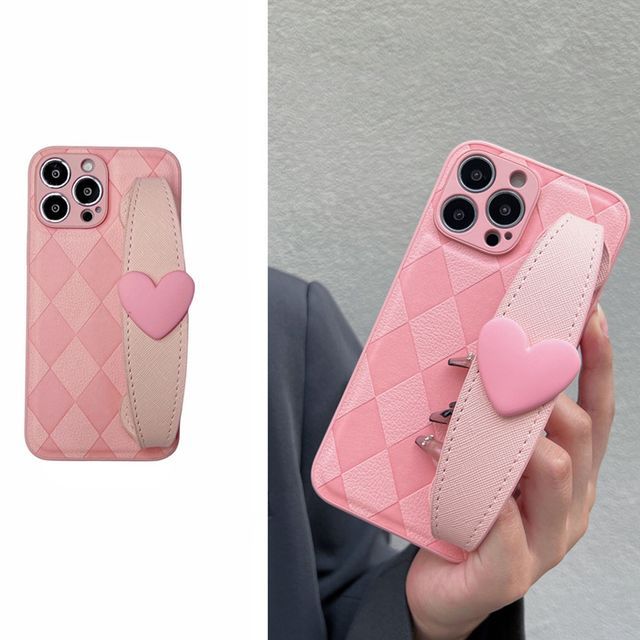 Case Strap Phone Heart