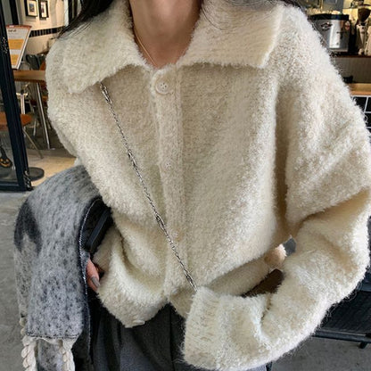 Cardigan Plain Collar