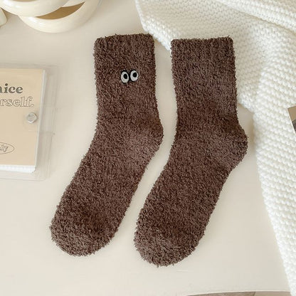 Eye Embroidered Socks Set