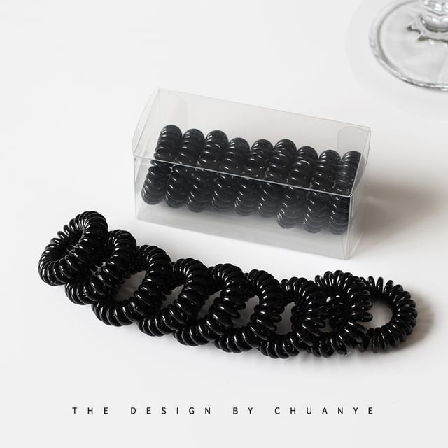 Set of 9: Coil Hair Tie