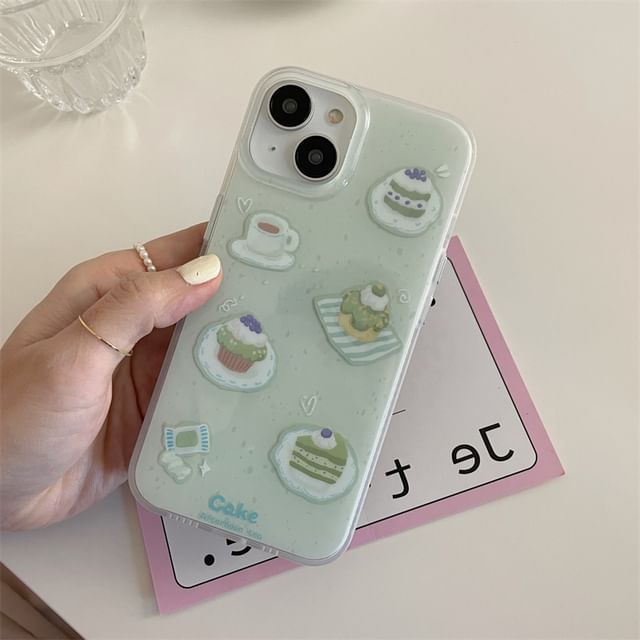 Dessert Phone Case - iPhone 15 Pro Max / 15 Pro / 15 / 14 Pro Max / 14 Pro / 14 / 13 Pro Max / 13 Pro / 13 / 12 Pro Max / 12 Pro / 12 / 11