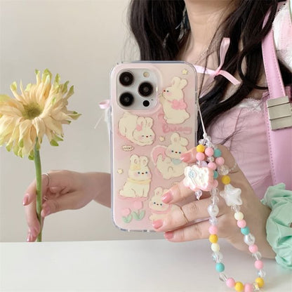 Rabbit Phone Case - iPhone 15 Pro Max / 15 Pro / 15 / 14 Pro Max / 14 Pro / 14 / 13 Pro Max / 13 Pro / 13 / 12 Pro Max / 12 Pro / 12 / 11