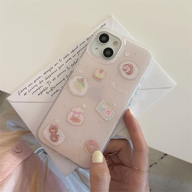 Dessert Phone Case - iPhone 15 Pro Max / 15 Pro / 15 / 14 Pro Max / 14 Pro / 14 / 13 Pro Max / 13 Pro / 13 / 12 Pro Max / 12 Pro / 12 / 11