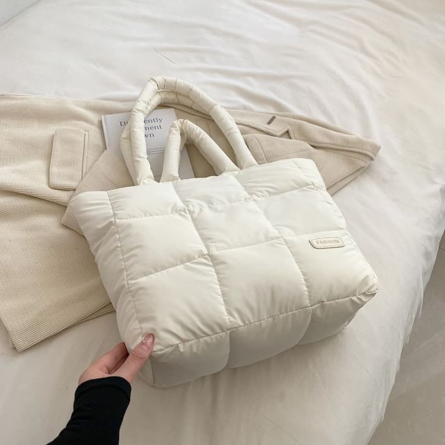 Plain Padded Tote Bag