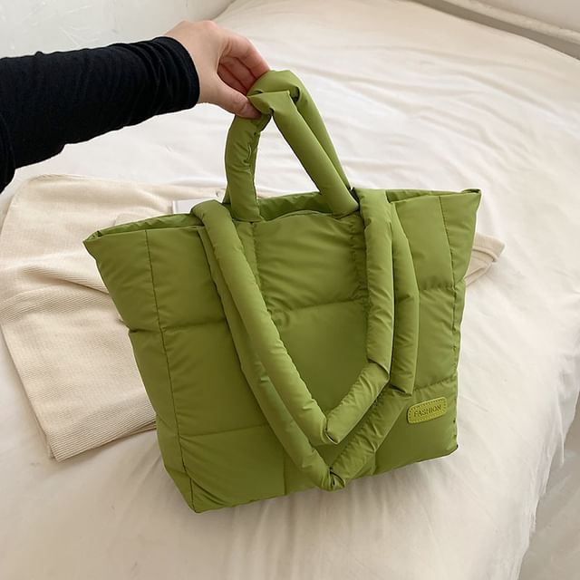 Plain Padded Tote Bag