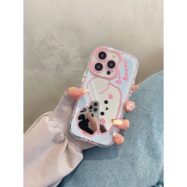 Case Phone Mirrored Dog