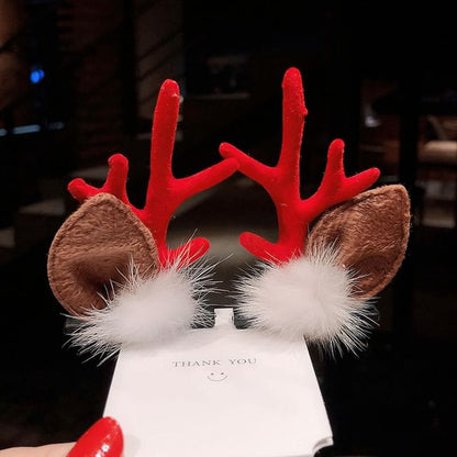 Christmas Flocking Hair Clip (Various Designs)