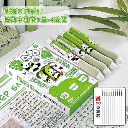 Panda Pen / Refill / Notebook / Bookmark / Set