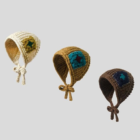 Knit Earmuffs Patchwork