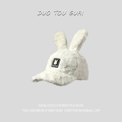 Baseball Cap Ear Applique Rabbit Chenille